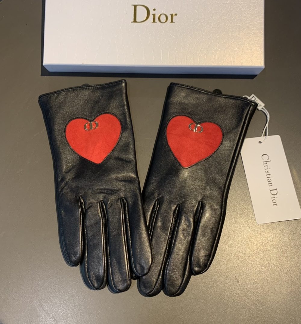 Dior Gloves In Black
