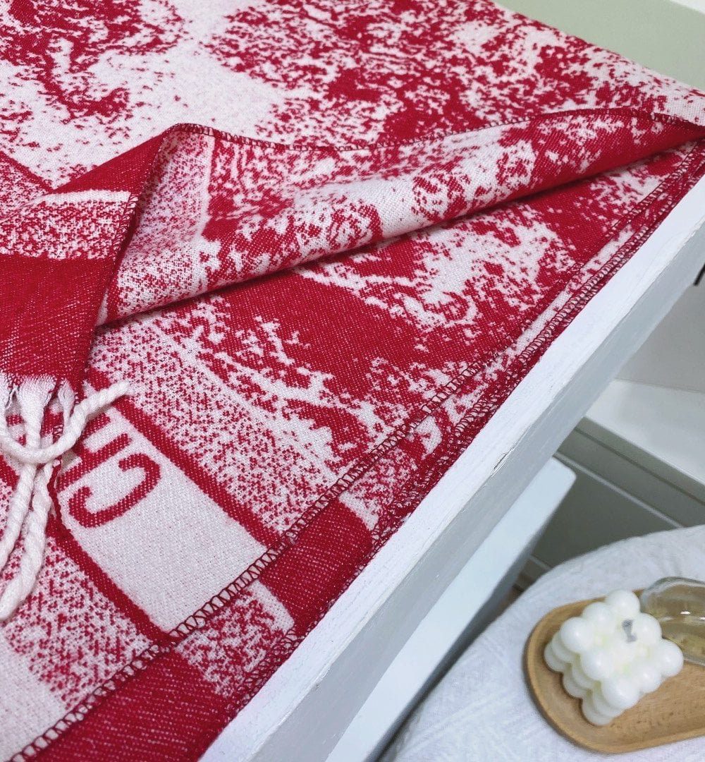 Dior Toile de Jouy Poncho Scarf Pink 71in/180cm 