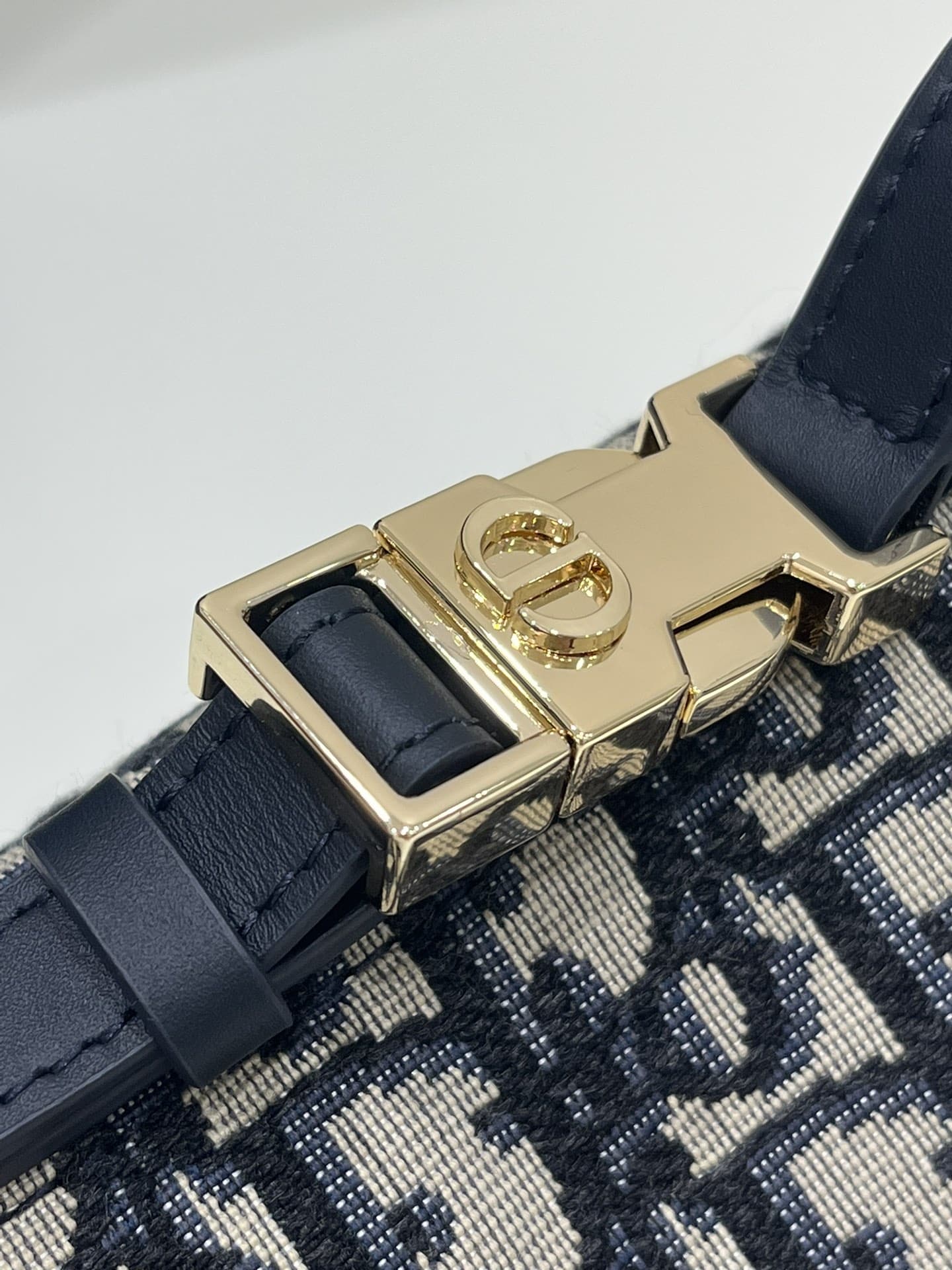 1:1 Replica Diortravel Nomad Pouch Blue For Women 6in/ 15cm - Image 4