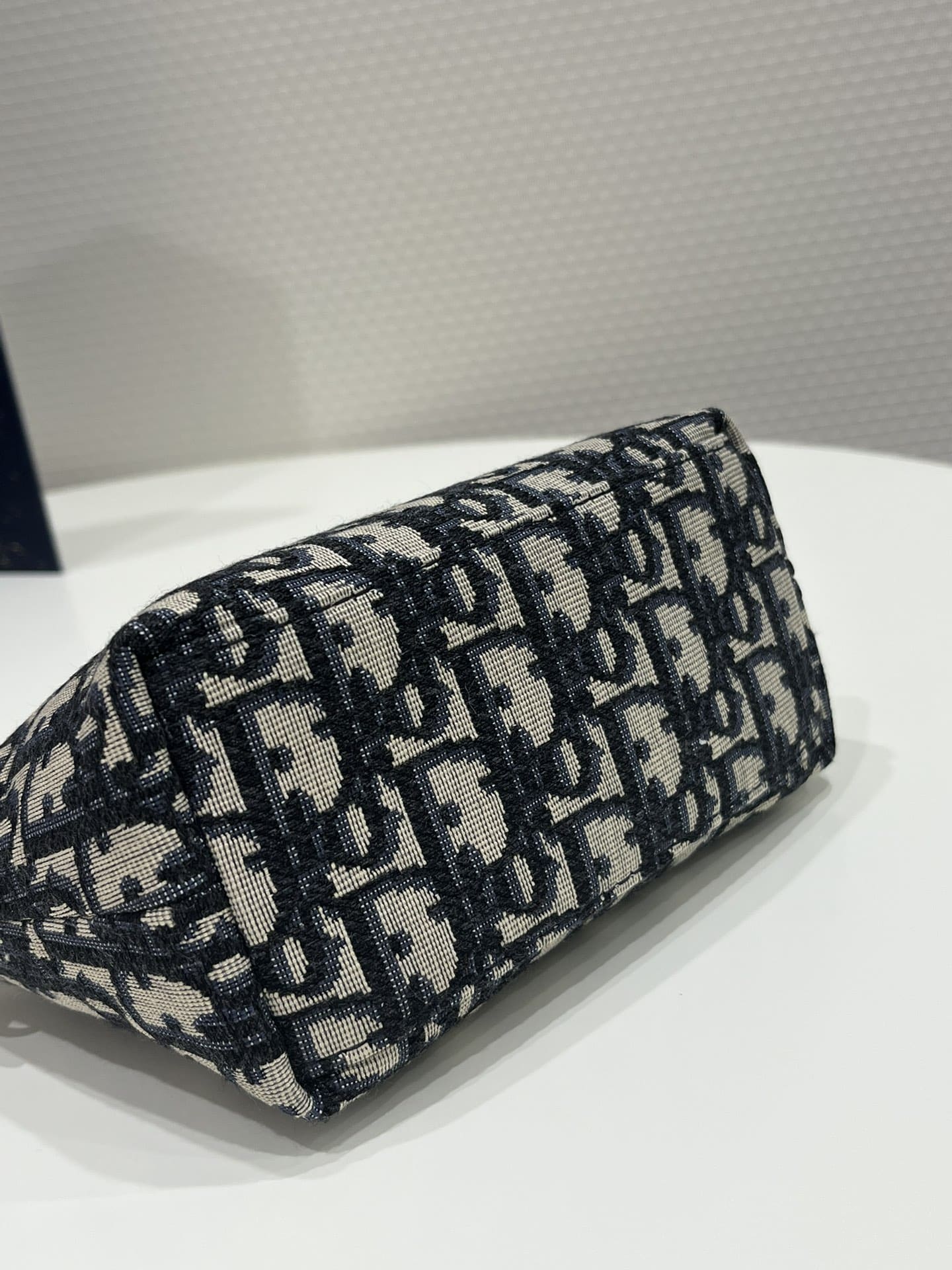 1:1 Replica Diortravel Nomad Pouch Blue For Women 6in/ 15cm - Image 7