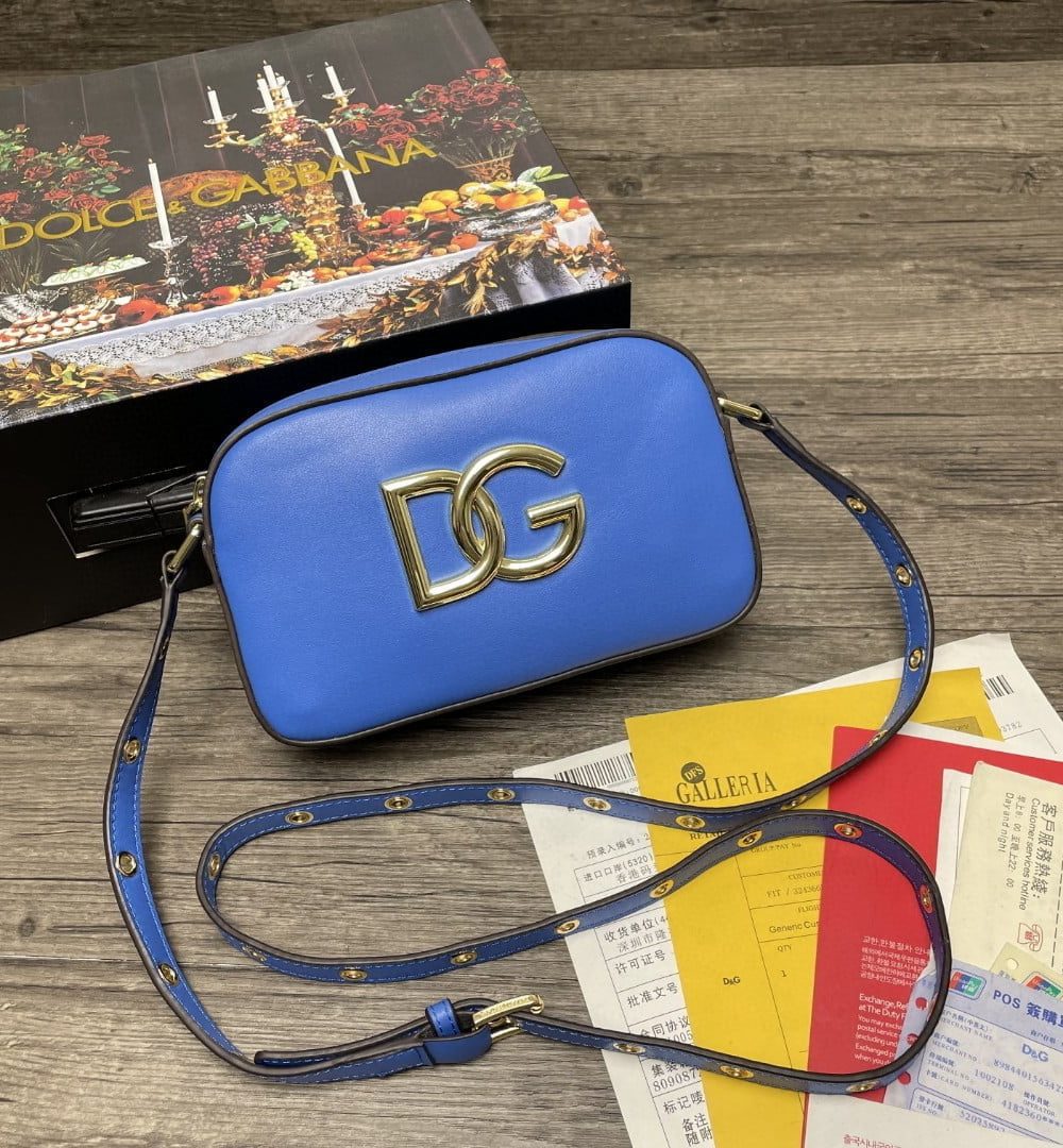 Dolce & Gabbana Crossbody 3.5 Bag Blue For Women 7.5in/19cm DG  BB7095AW57680623