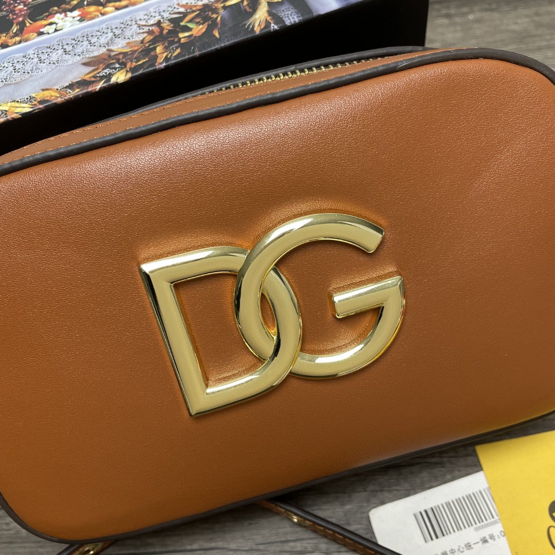 Dolce & Gabbana Crossbody 3.5 Bag Brown For Women 7.5in/19cm DG - Image 9