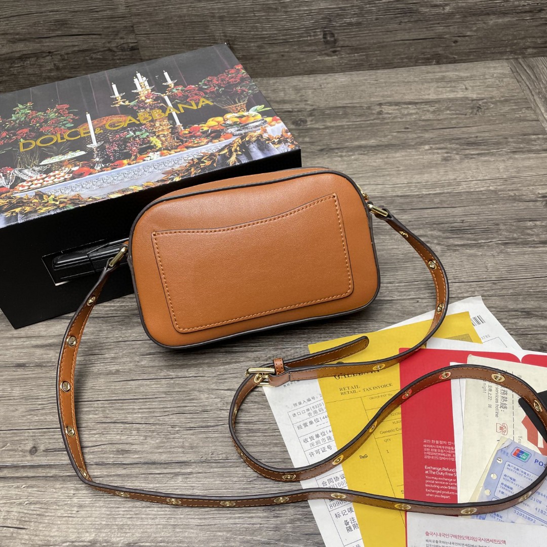 Dolce & Gabbana Crossbody 3.5 Bag Brown For Women 7.5in/19cm DG - Image 5