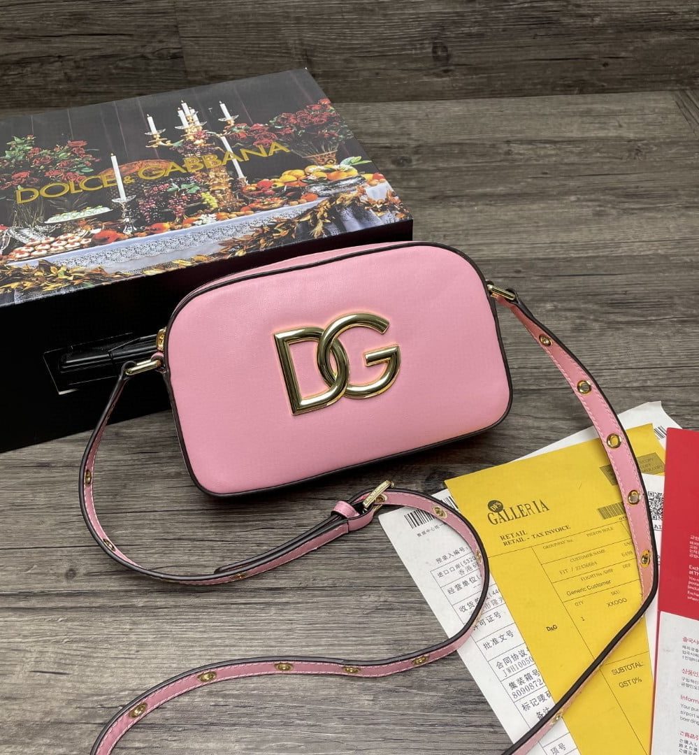 Dolce & Gabbana Crossbody 3.5 Bag Pink For Women 7.5in/19cm DG BB7095AW57680469
