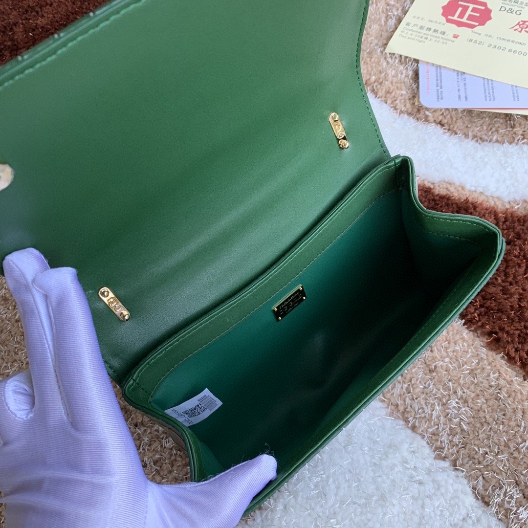 Dolce & Gabbana DG Girls Cross Body Bag Dark Green For Women 8.3in/21cm DG - Image 4