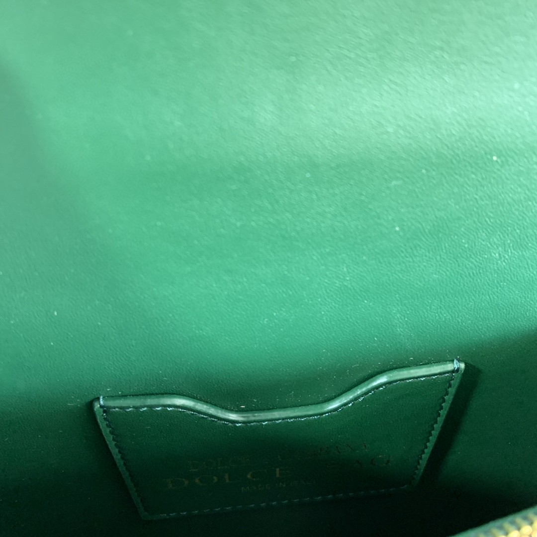 Dolce & Gabbana Medium Devotion Bag Green For Women 9.4in/24cm DG - Image 3