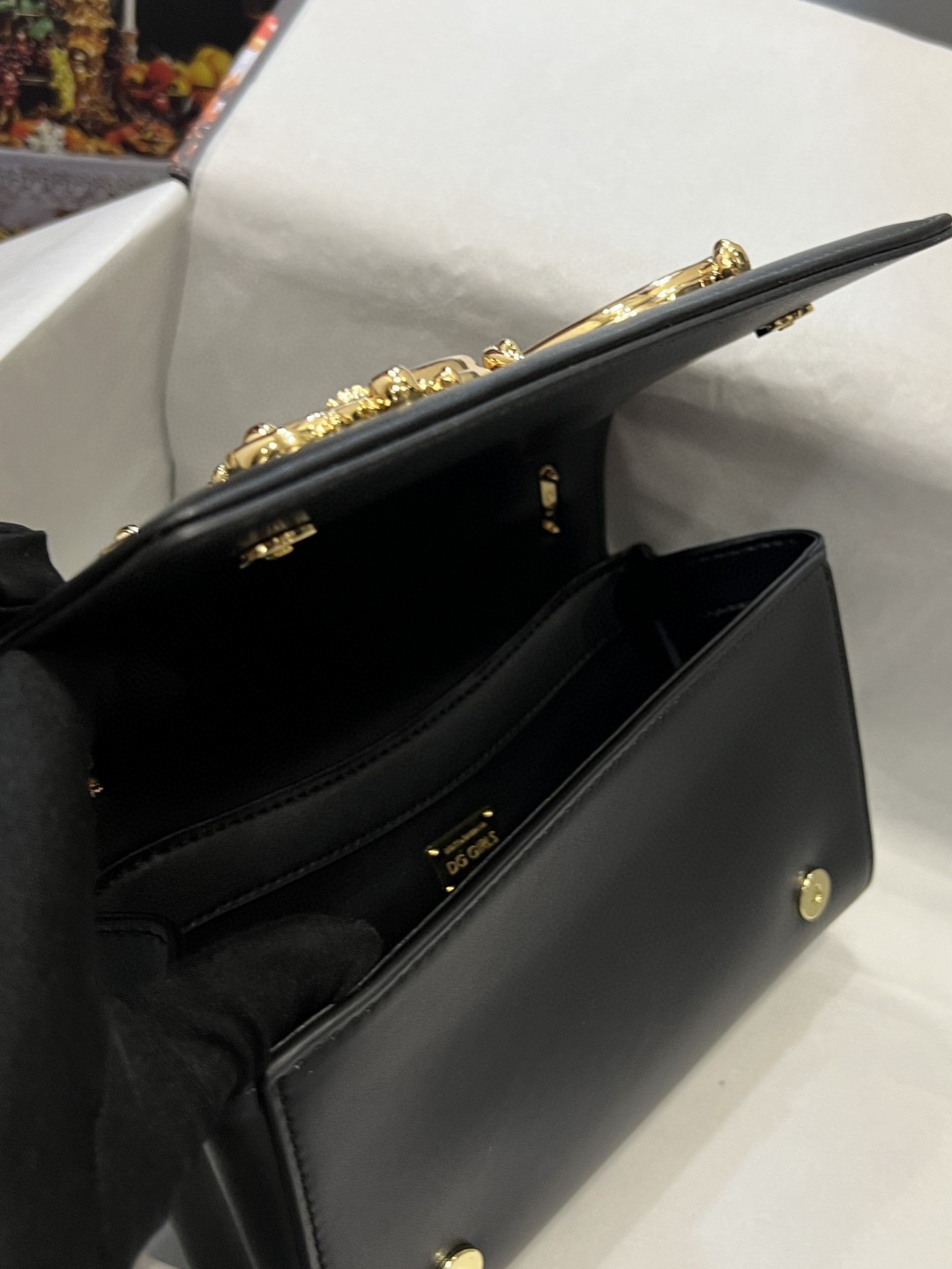 Dolce & Gabbana Nappa DG Girls Shoulder Bag Black For Women 8.3in/21cm DG BB6498AZ80180999 - Image 8