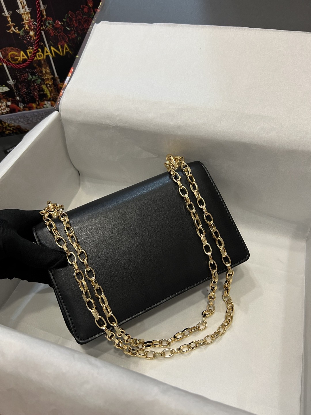 Dolce & Gabbana Nappa DG Girls Shoulder Bag Black For Women 8.3in/21cm DG BB6498AZ80180999 - Image 2