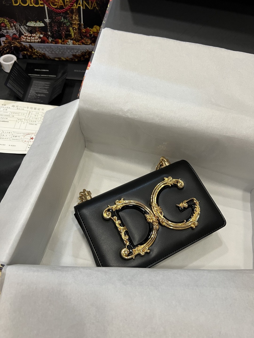 Dolce & Gabbana Nappa DG Girls Shoulder Bag Black For Women 8.3in/21cm DG BB6498AZ80180999 - Image 7