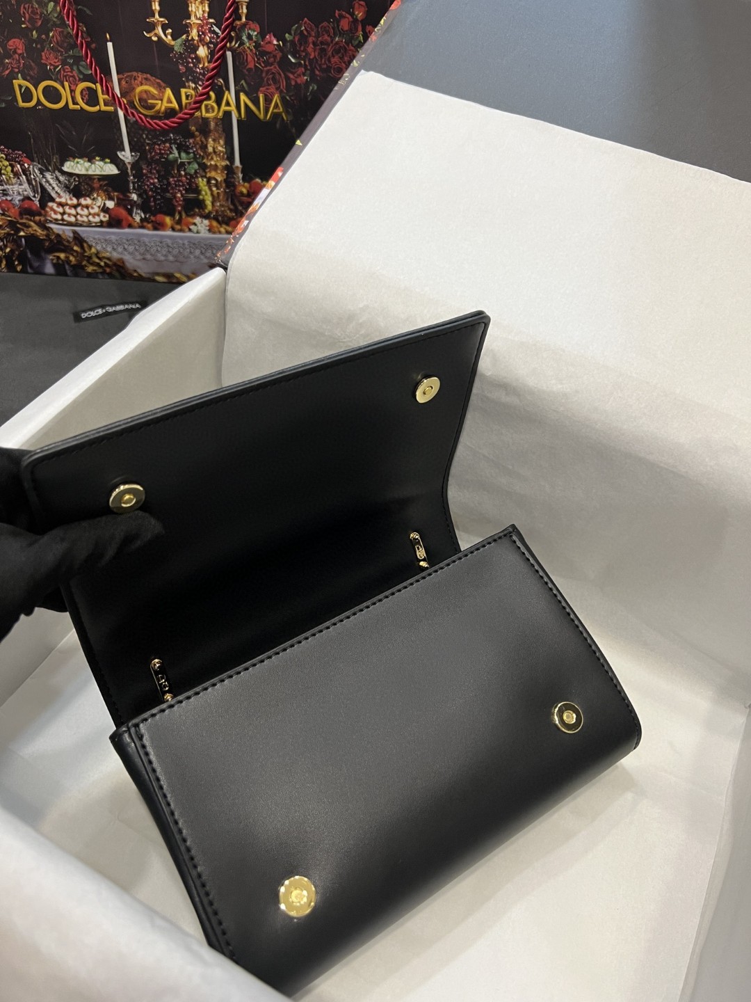 Dolce & Gabbana Nappa DG Girls Shoulder Bag Black For Women 8.3in/21cm DG BB6498AZ80180999 - Image 3