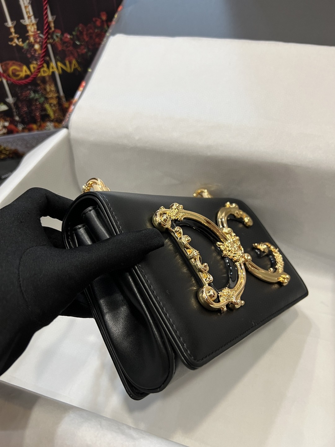 Dolce & Gabbana Nappa DG Girls Shoulder Bag Black For Women 8.3in/21cm DG BB6498AZ80180999 - Image 4