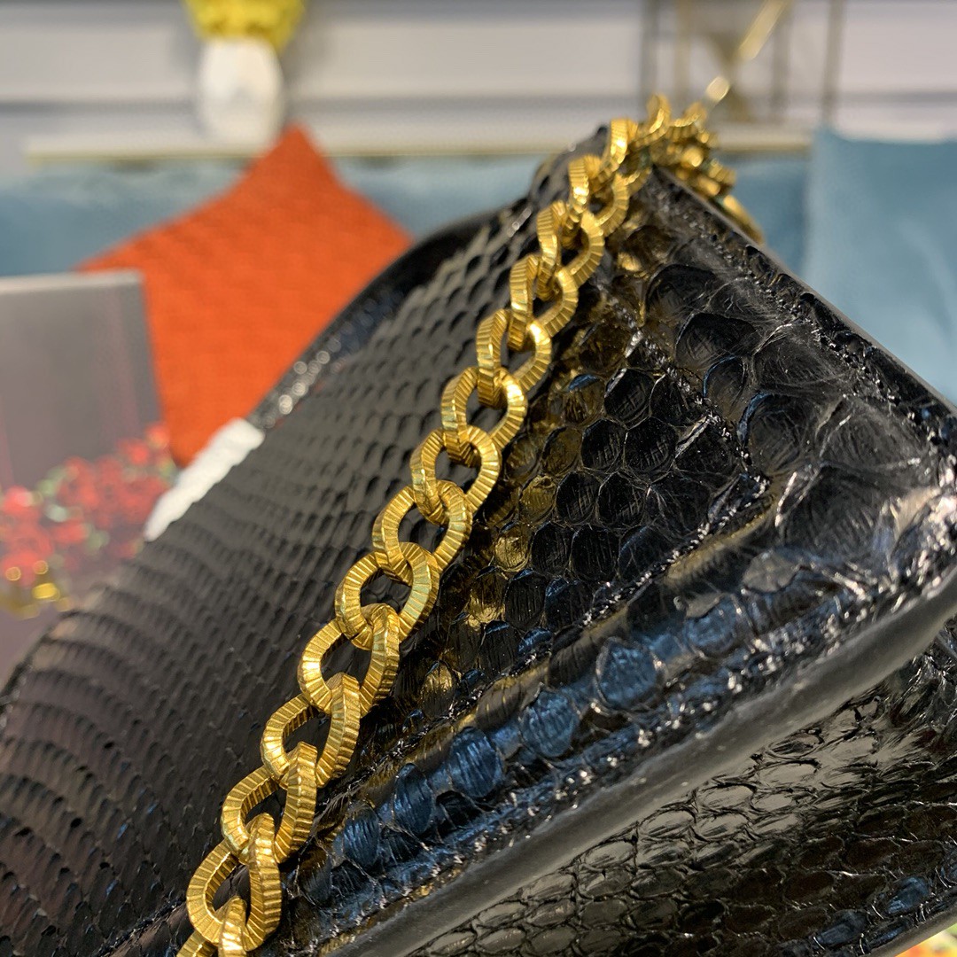 Dolce & Gabbana Small Devotion Bag In Printed Solid Pattern Black For Women 7.5in/19cm DG - Image 3