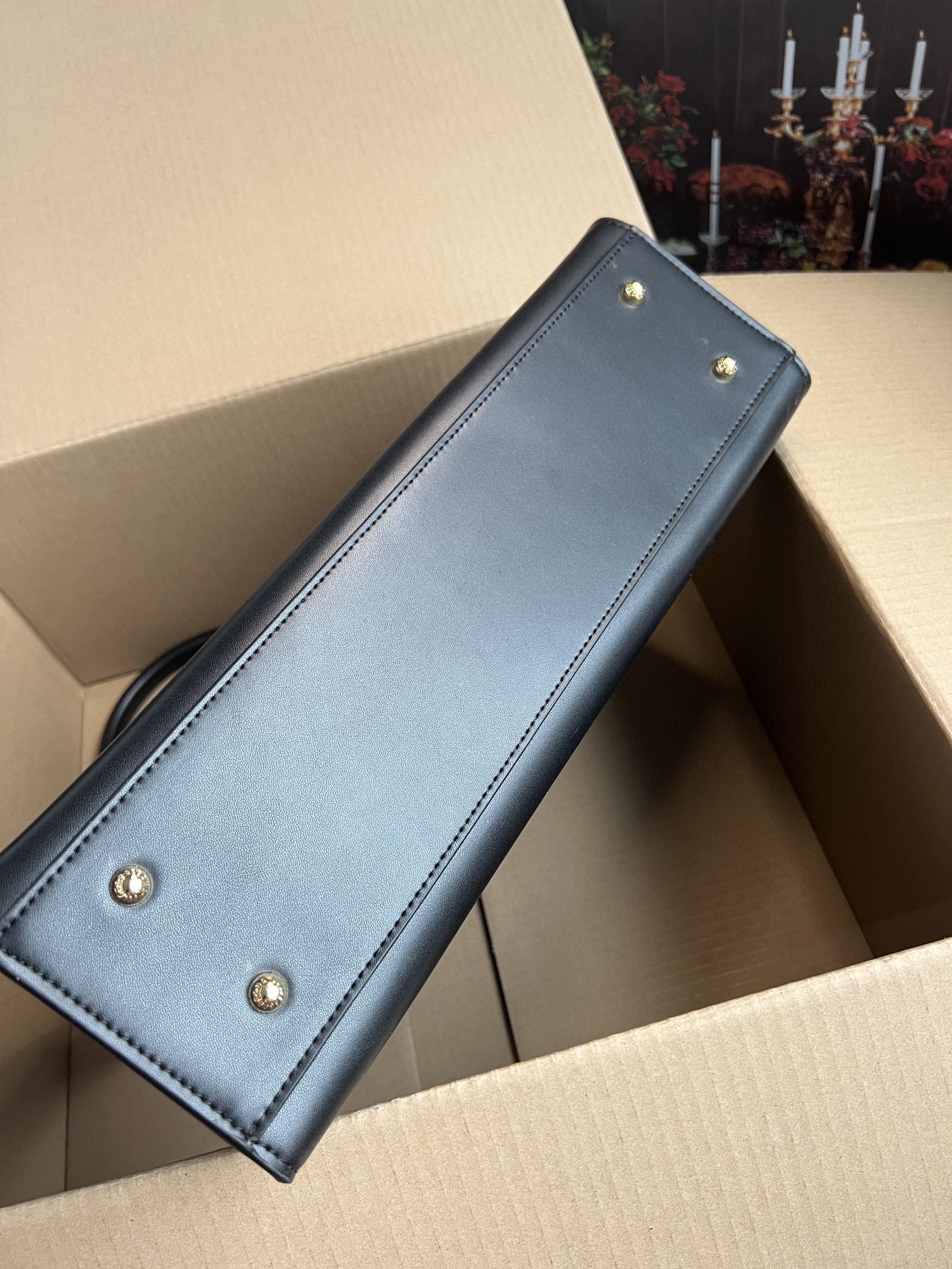 Dolce & Gabbana Small DG Daily Shopper With DG Logo Print Black For Women 14.6in/37cm DG BB7023AQ276HNSXI - Image 9