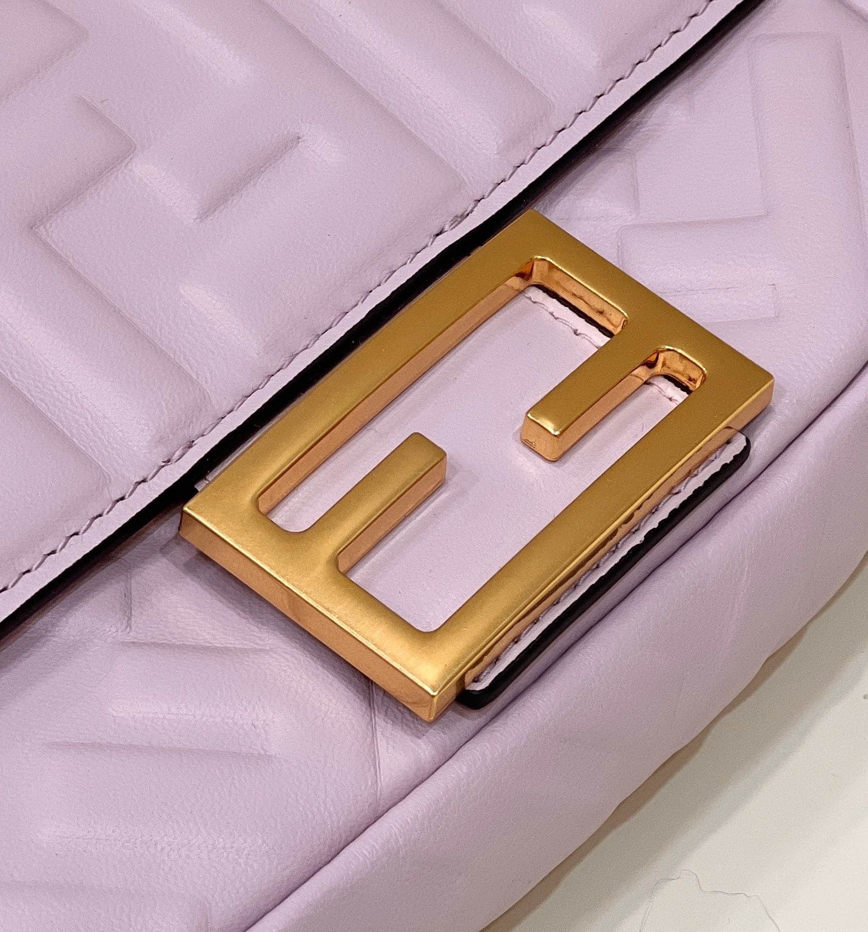 1:1 Replica Fendi Baguette Purple For Women, Women's Handbags, Shoulder And Crossbody Bags 7.5in/19cm FF 8BS017 - Image 2