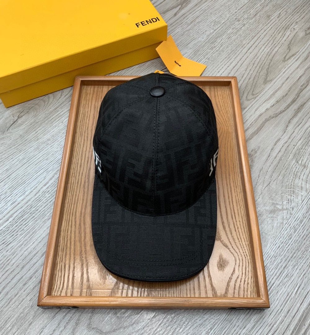 Fendi Baseball Cap Black Fendi Cap