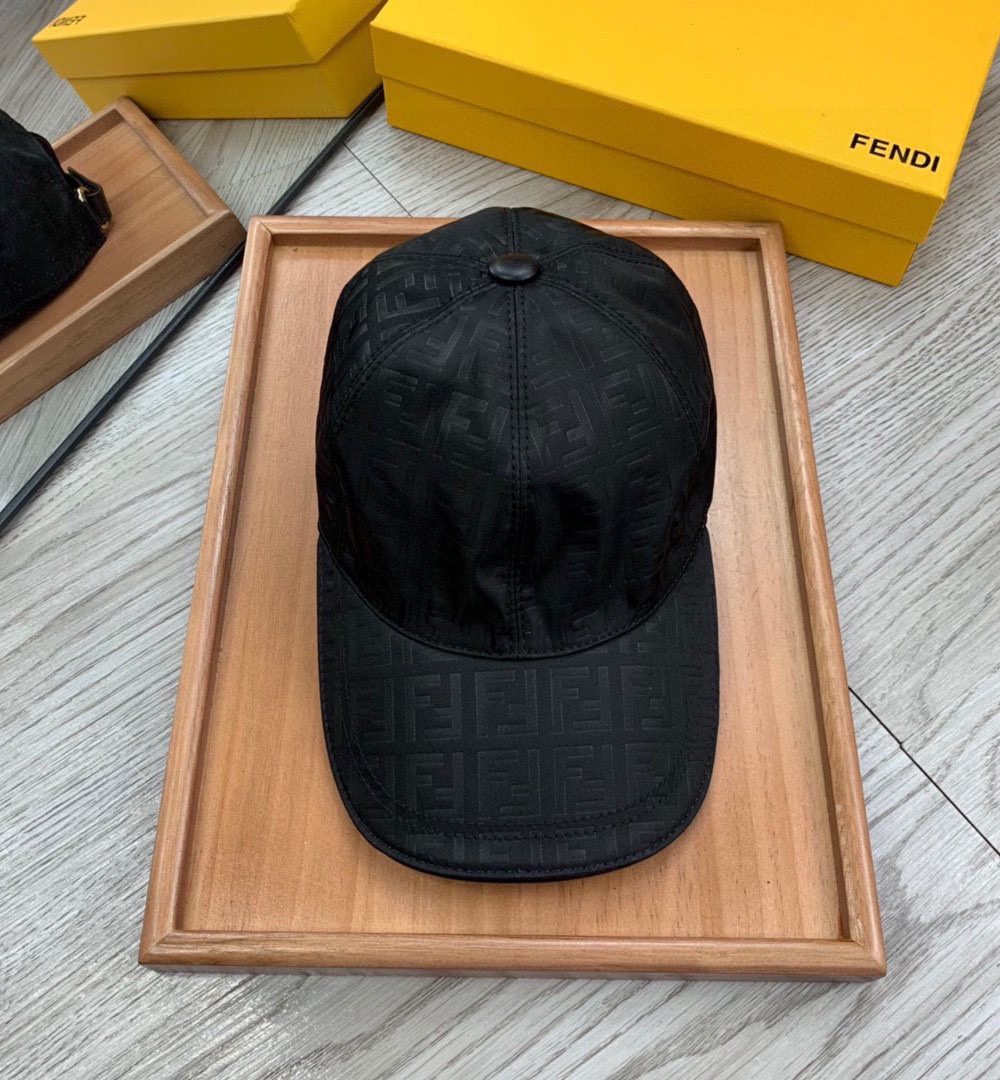 Fendi Baseball Cap Black Fendi Cap