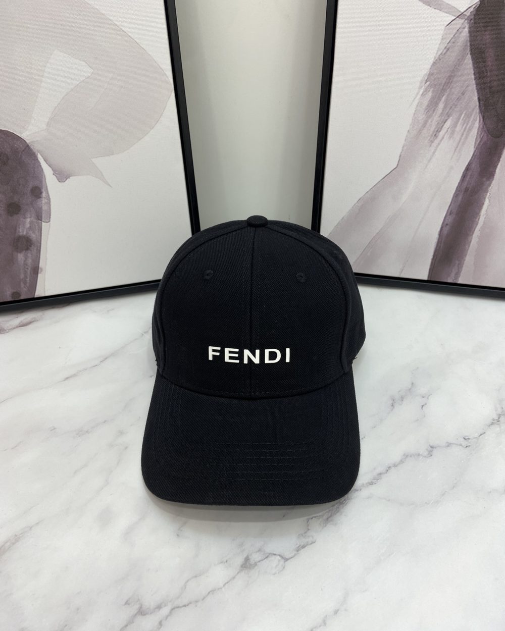 Fendi Baseball Cap Black Fendi Cap