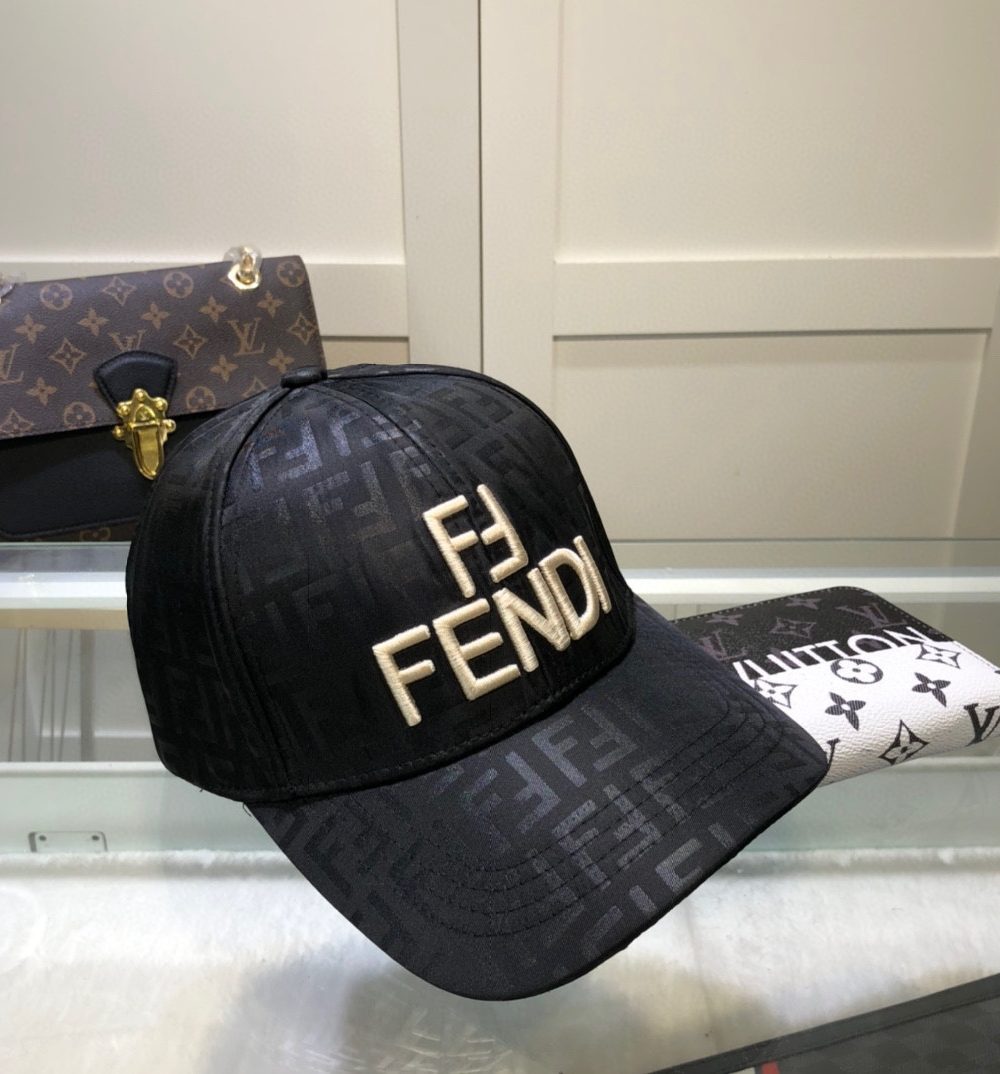 Fendi Baseball Cap Black Fendi Cap