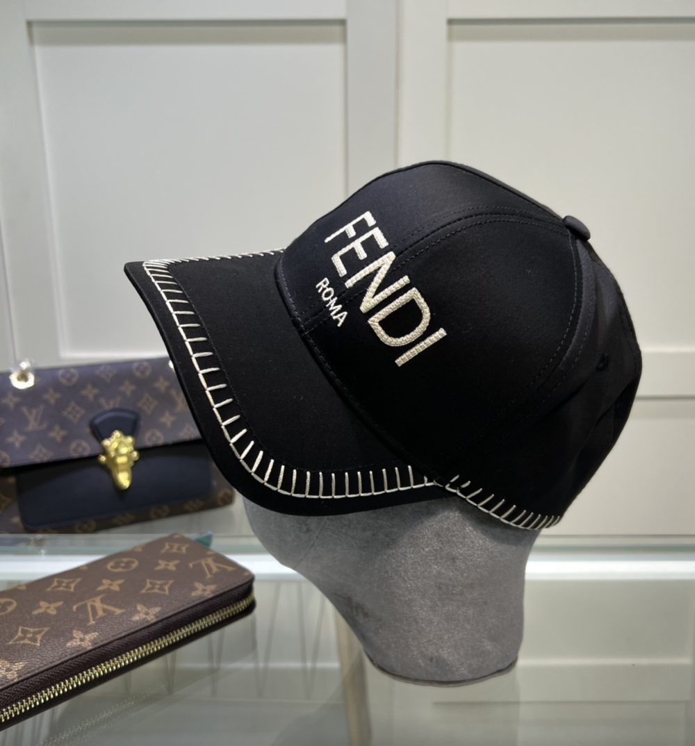 Fendi Baseball Cap Black Fendi Cap