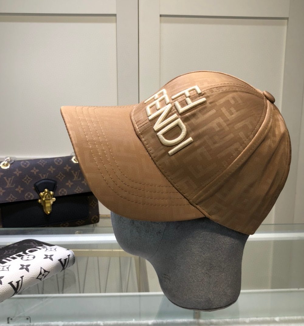 Fendi Baseball Cap Brown Fendi Cap
