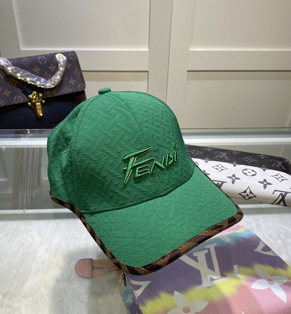 Fendi Baseball Cap Green Fendi Cap