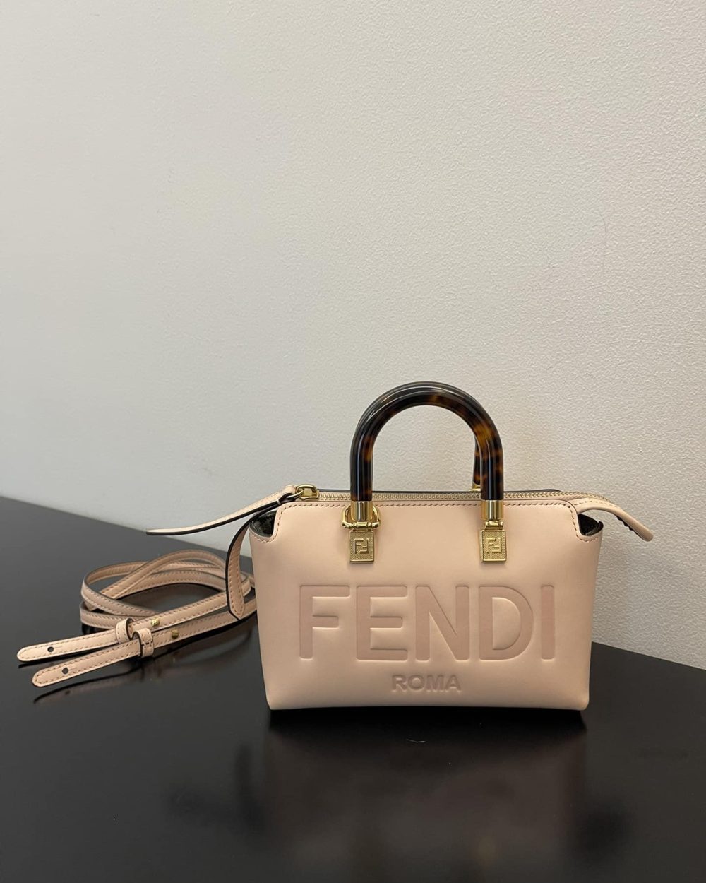 1:1 Replica Fendi By The Way Pale pink Mini Bag For Woman 17cm/6.5in