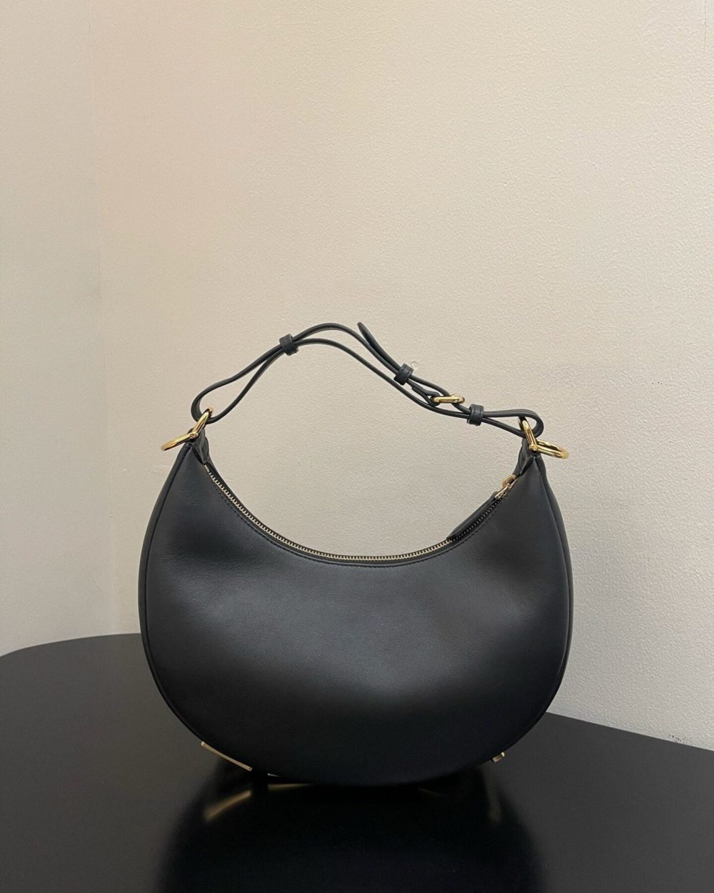 1:1 Replica Fendi Fendigraphy Small Black For Women, Women's Handbags, Shoulder Bags 11.4in/29cm 8BR798A5DYF1HEJ