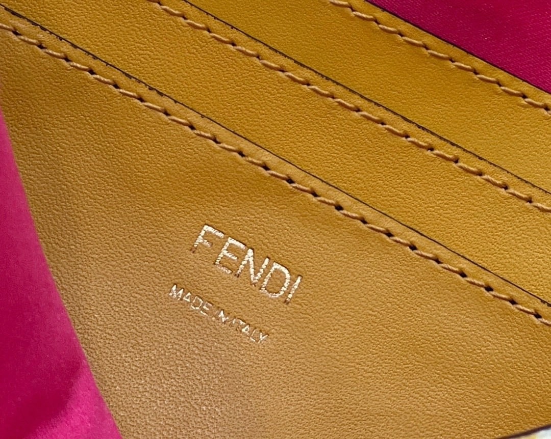 1:1 Replica Fendi Mini Baguatte 1997 Yellow Glazed Bag For Woman 19.5cm/7.5in - Image 8