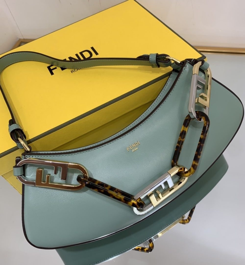 1:1 Replica Fendi O’Lock Swing Mint Green Bag For Woman 32cm/12in 8BS068AHM0F1DMZ