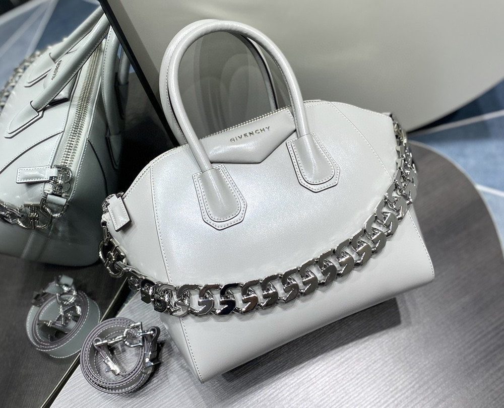 Givenchy Mini Antigona Sport Bag Ivory For Women, Women's Handbags, Shoulder Bags 8.7in/22cm GVC