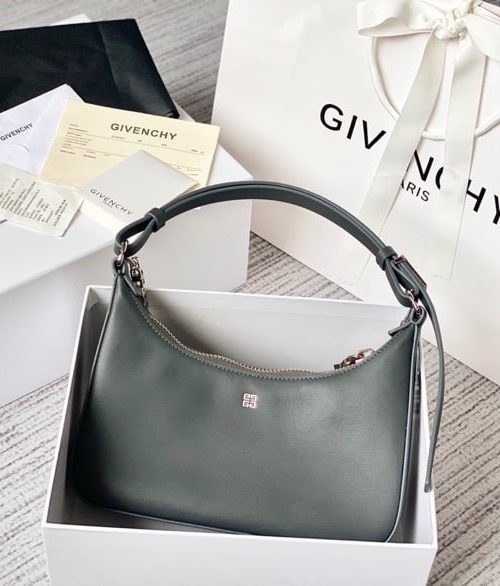 Givenchy Small Moon Cut Out Bag Pickle For Women, Women's Handbags, Shoulder Bags 9.8in/25cm GVC