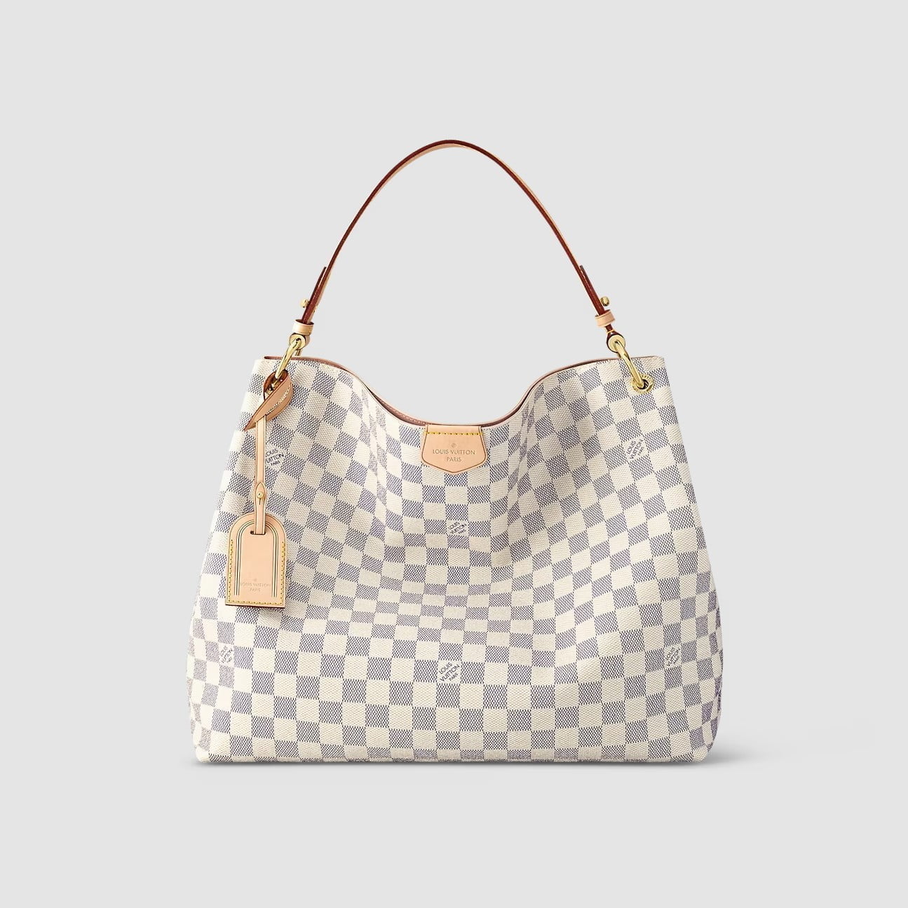 1:1 Replica Louis Vuitton LV Graceful MM Damier Azur Canvas Exclusive Bag For Women N42233 - 16.1in/ 41cm