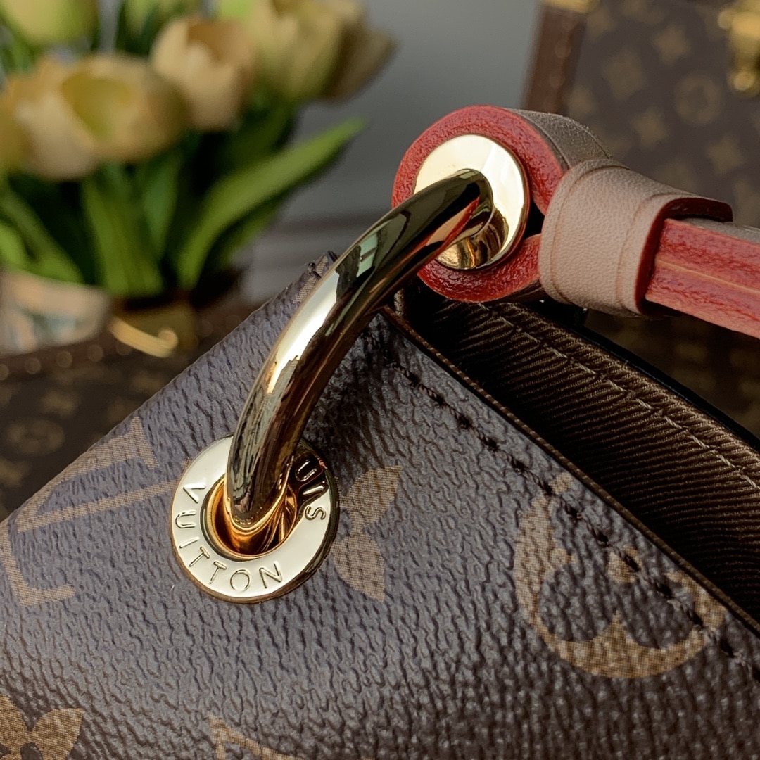 1:1 Replica Louis Vuitton LV Graceful PM Monogram Canvas Exclusive Bag For Women M43701 - 13.8in/ 35cm - Image 8