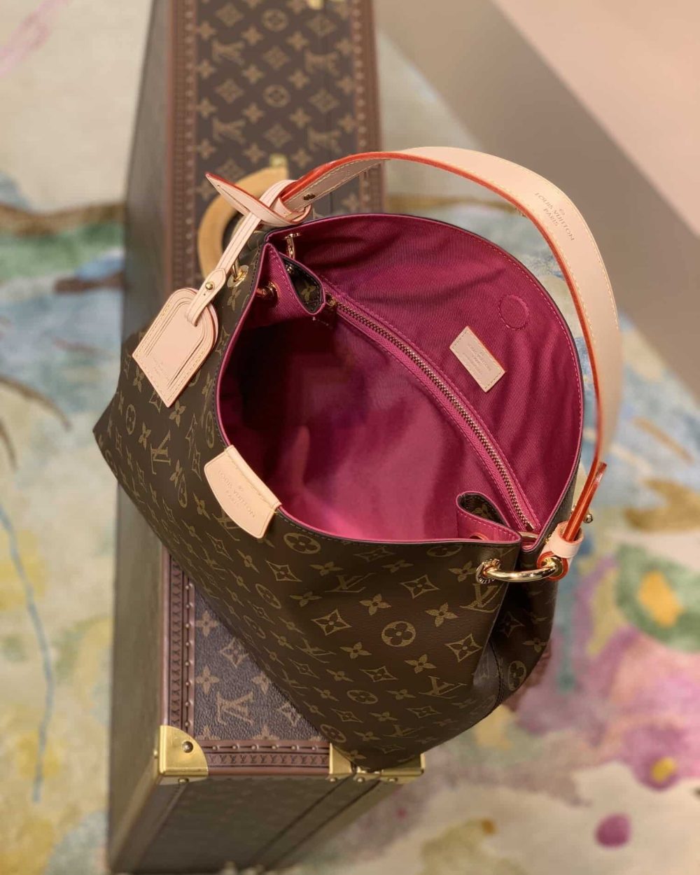 1:1 Replica Louis Vuitton LV Graceful PM Monogram Canvas Exclusive Bag For Women M43700 - 13.8in/ 35cm