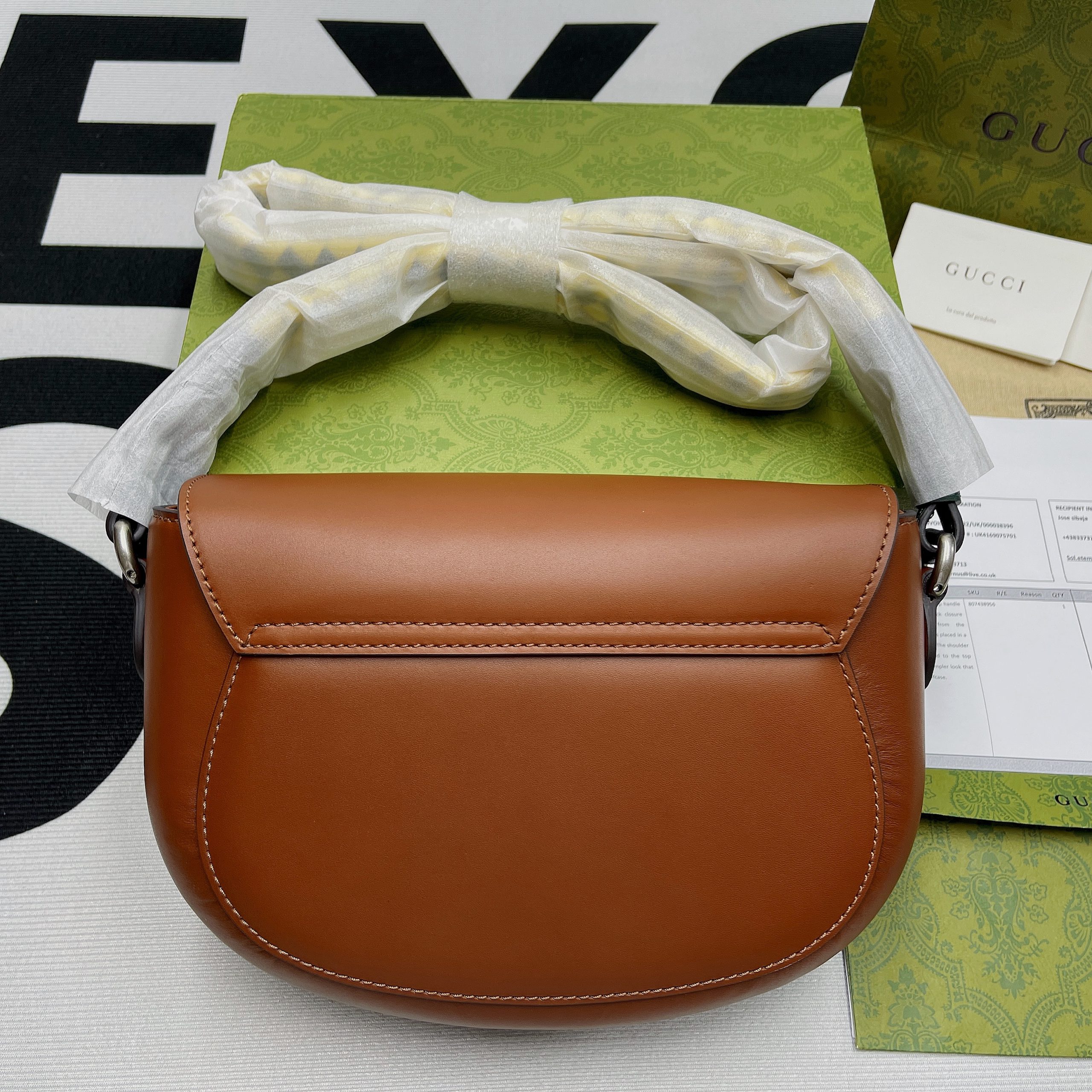 1:1 Replica Gucci Aria Shoulder Bag Red For Women, Women's Bags 10.2in/25cm GG - Image 5