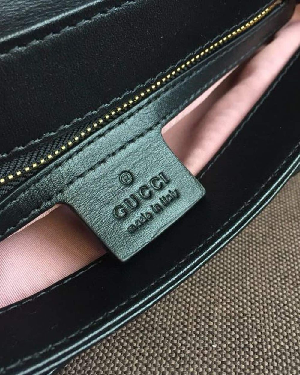 1:1 Replica Gucci Arli Shoulder Bag Black For Women 10in/26cm 550129 0V10G 1000