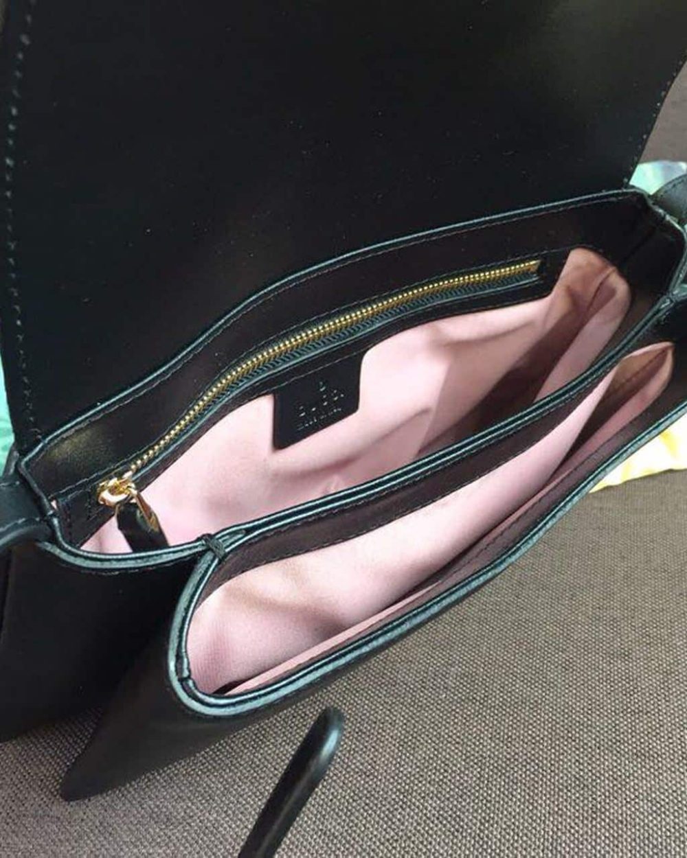 1:1 Replica Gucci Arli Shoulder Bag Black For Women 10in/26cm 550129 0V10G 1000