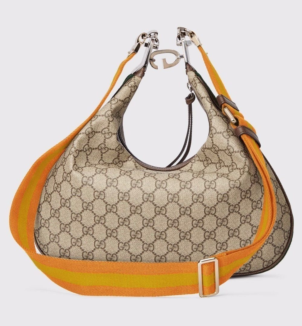 1:1 Replica Gucci Atache Large Shoulder Bag Beige And Multicolor For Women, Women's Bags 13.8in/35cm GG‎ ‎‎‎702823 96GRN 4091