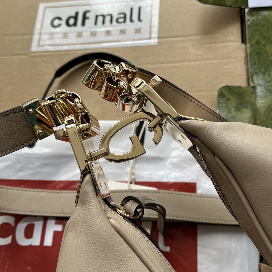 1:1 Replica Gucci Atache Large Shoulder Bag Beige For Women, Women's Bags 13.8in/35cm GG - Image 6