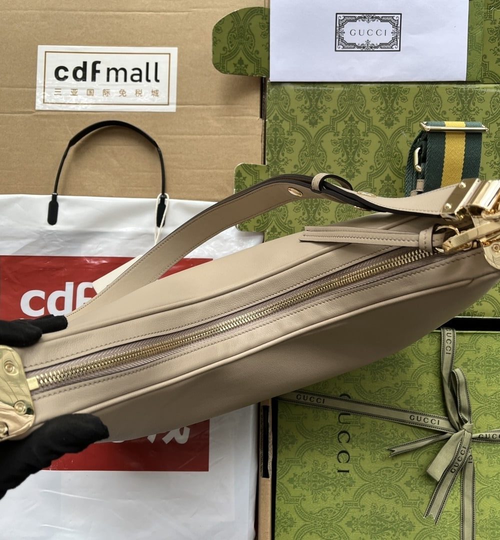 1:1 Replica Gucci Atache Large Shoulder Bag Beige For Women, Women's Bags 13.8in/35cm GG ‎‎