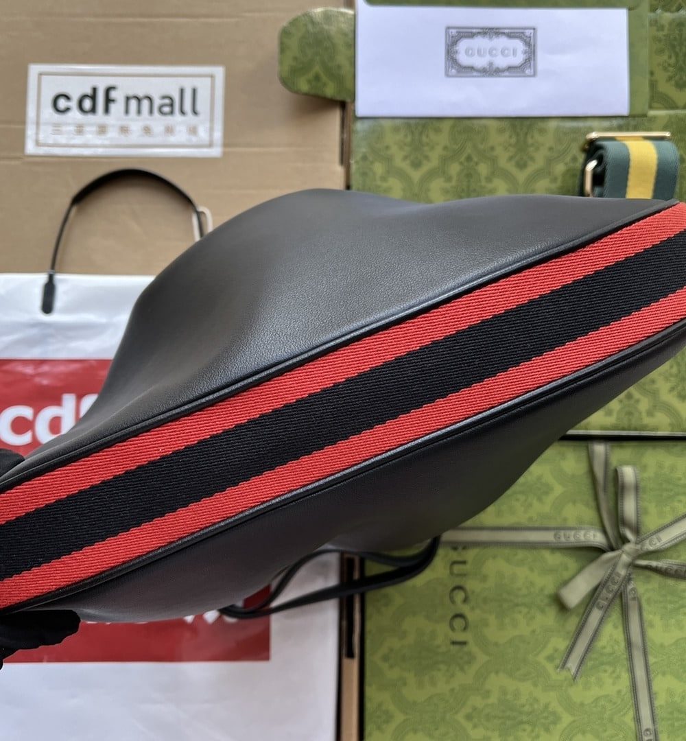 1:1 Replica Gucci Atache Large Shoulder Bag Black For Women, Women's Bags 13.8in/35cm GG‎ ‎702823 UXWBG 1037