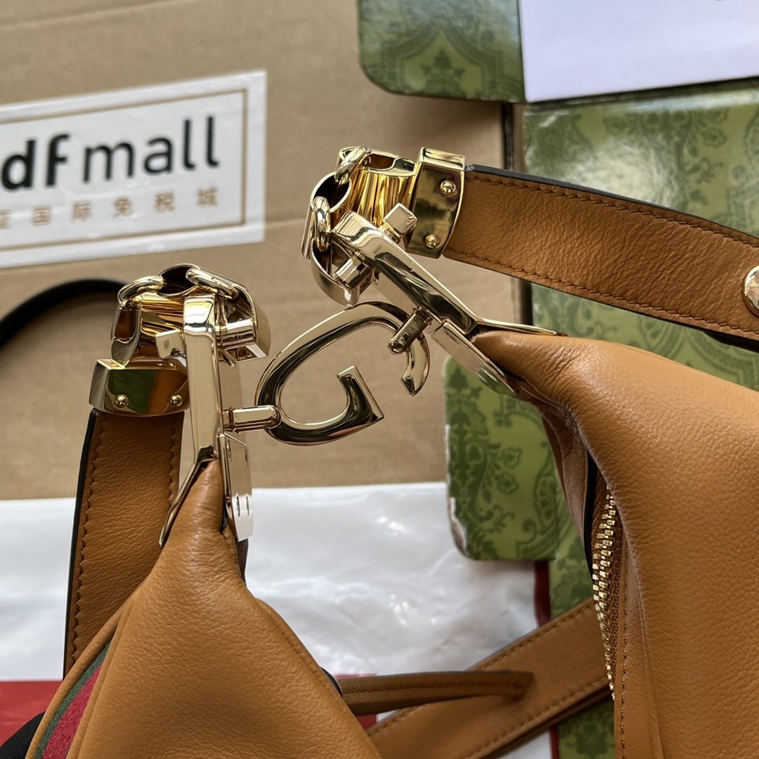 1:1 Replica Gucci Atache Large Shoulder Bag Brown For Women, Women's Bags 13.8in/35cm GG 702823 UXWBG 3162 - Image 4