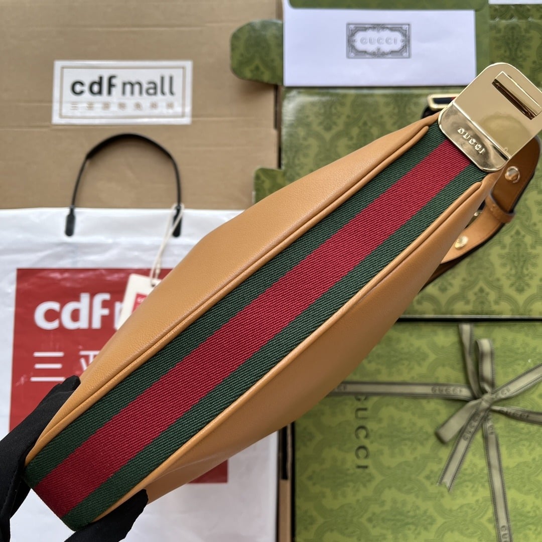 1:1 Replica Gucci Atache Large Shoulder Bag Brown For Women, Women's Bags 13.8in/35cm GG 702823 UXWBG 3162 - Image 3