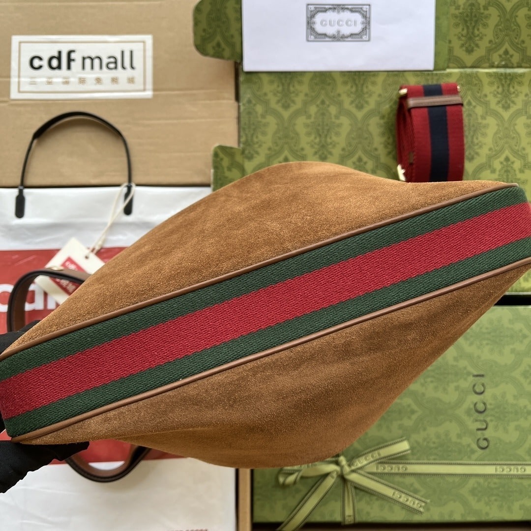 1:1 Replica Gucci Atache Large Shoulder Bag Dark Brown For Women, Women's Bags 13.8in/35cm GG 702823 DVVKG 2664 - Image 6