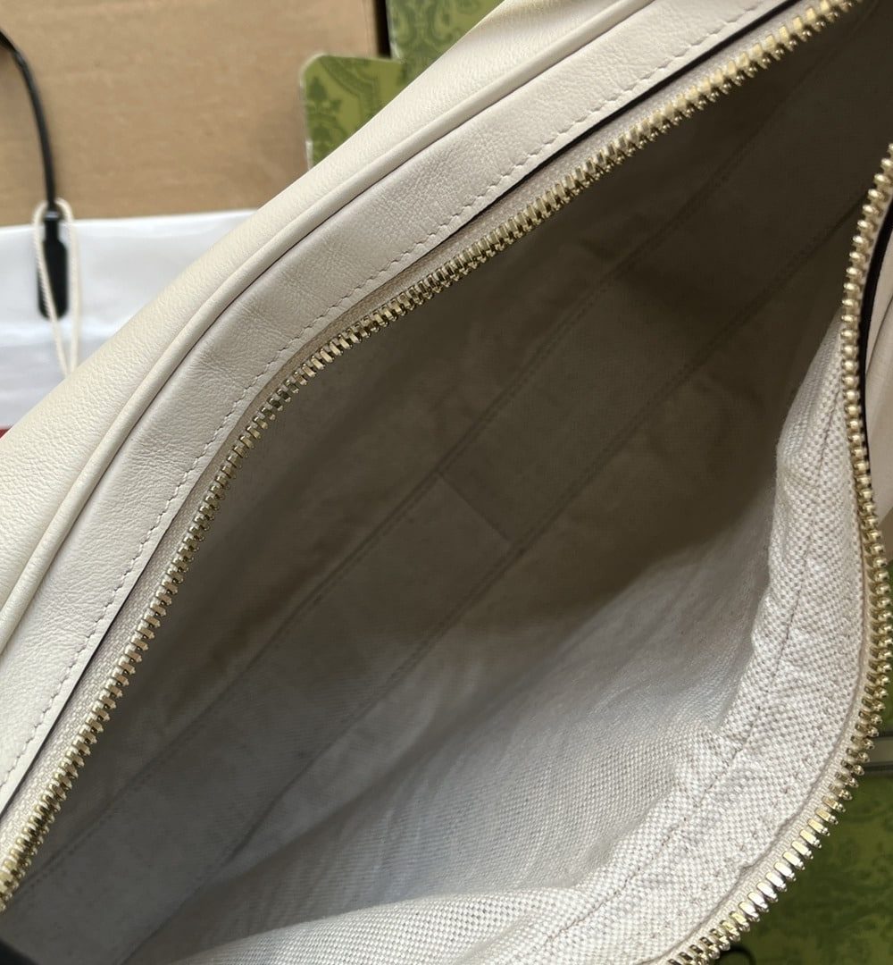 1:1 Replica Gucci Atache Large Shoulder Bag White For Women, Women's Bags 13.8in/35cm GG‎ ‎‎702823 UXWBG 9109
