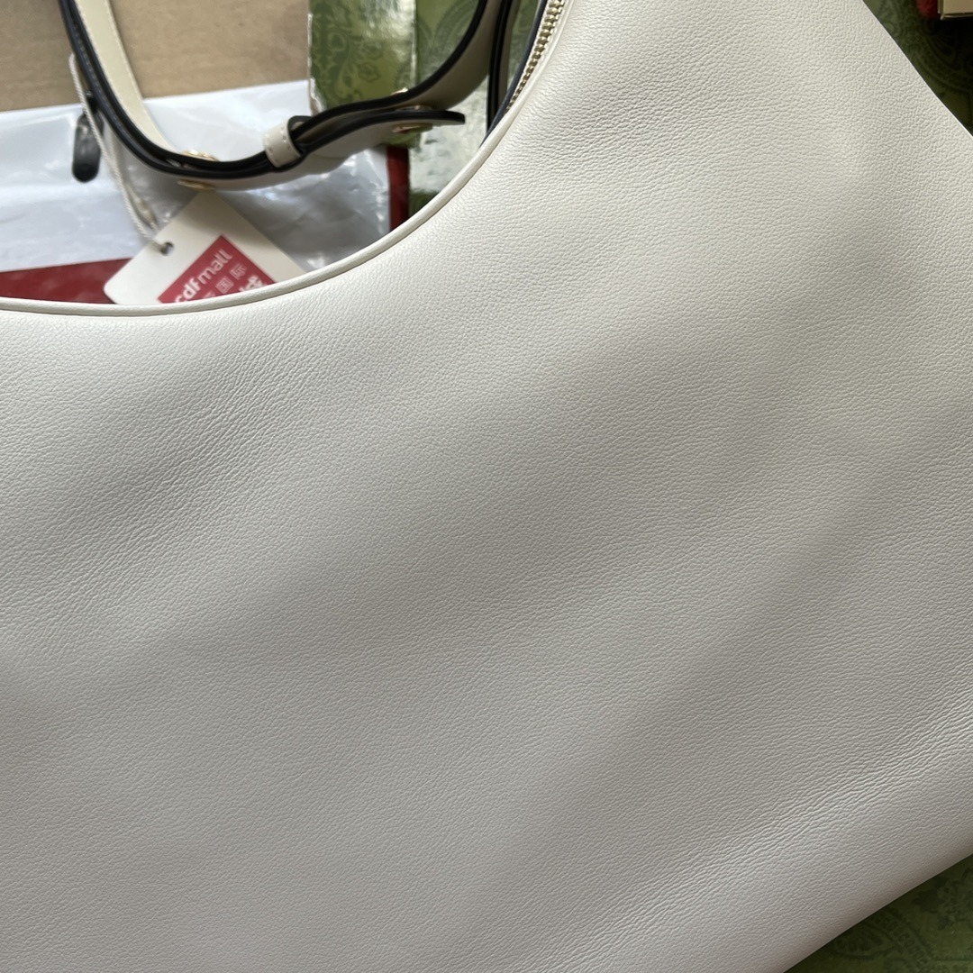 1:1 Replica Gucci Atache Large Shoulder Bag White For Women, Women's Bags 13.8in/35cm GG 702823 UXWBG 9109 - Image 7