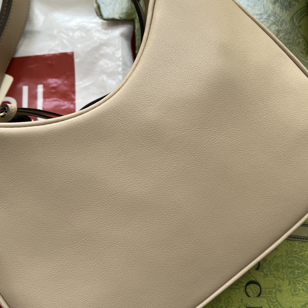 1:1 Replica Gucci Atache Small Shoulder Bag Beige For Women, Women's Bags 9in/23cm GG 699409 UXWBG 9360 - Image 4