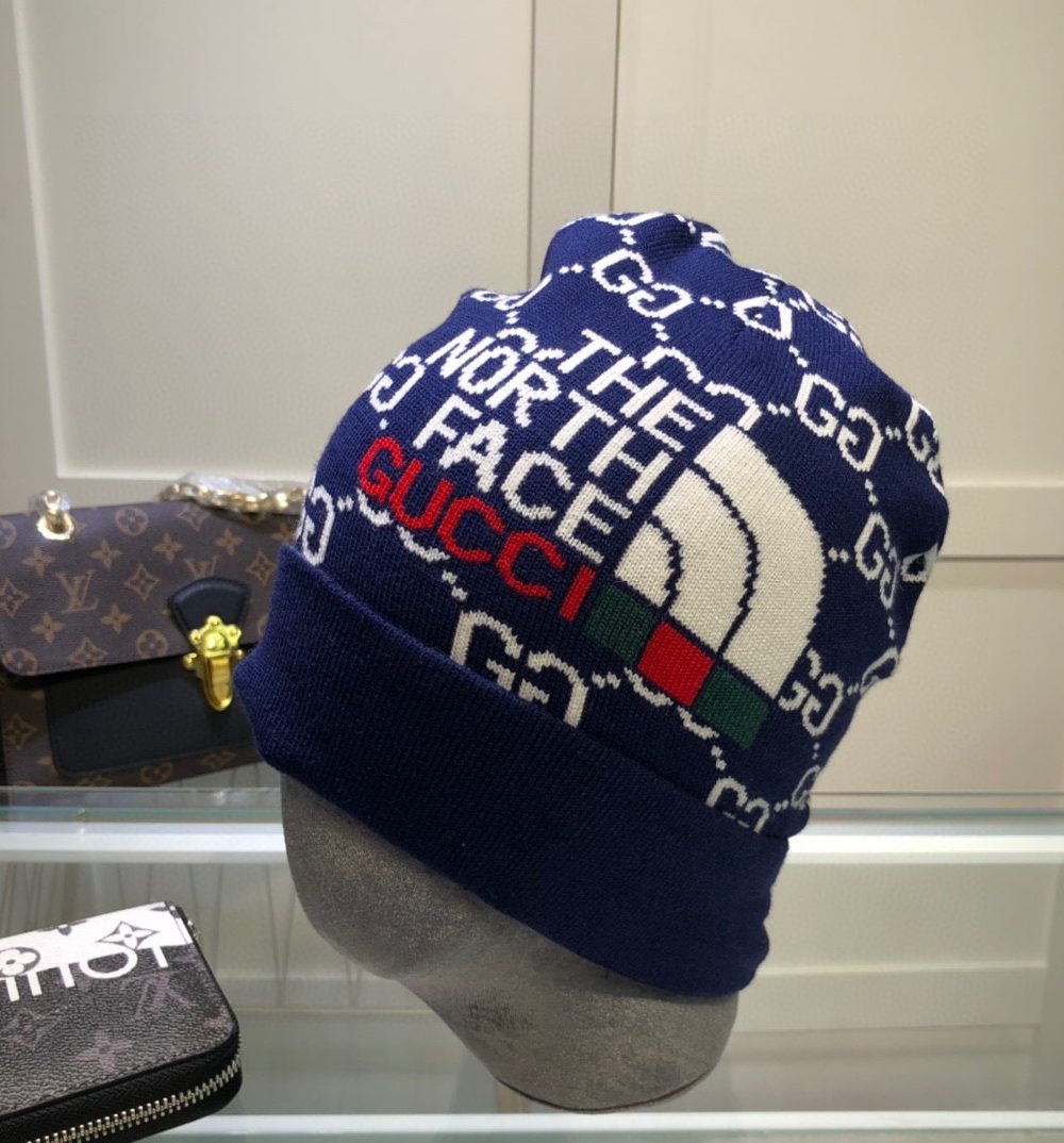 Gucci Beanie Cashmere In Blue
