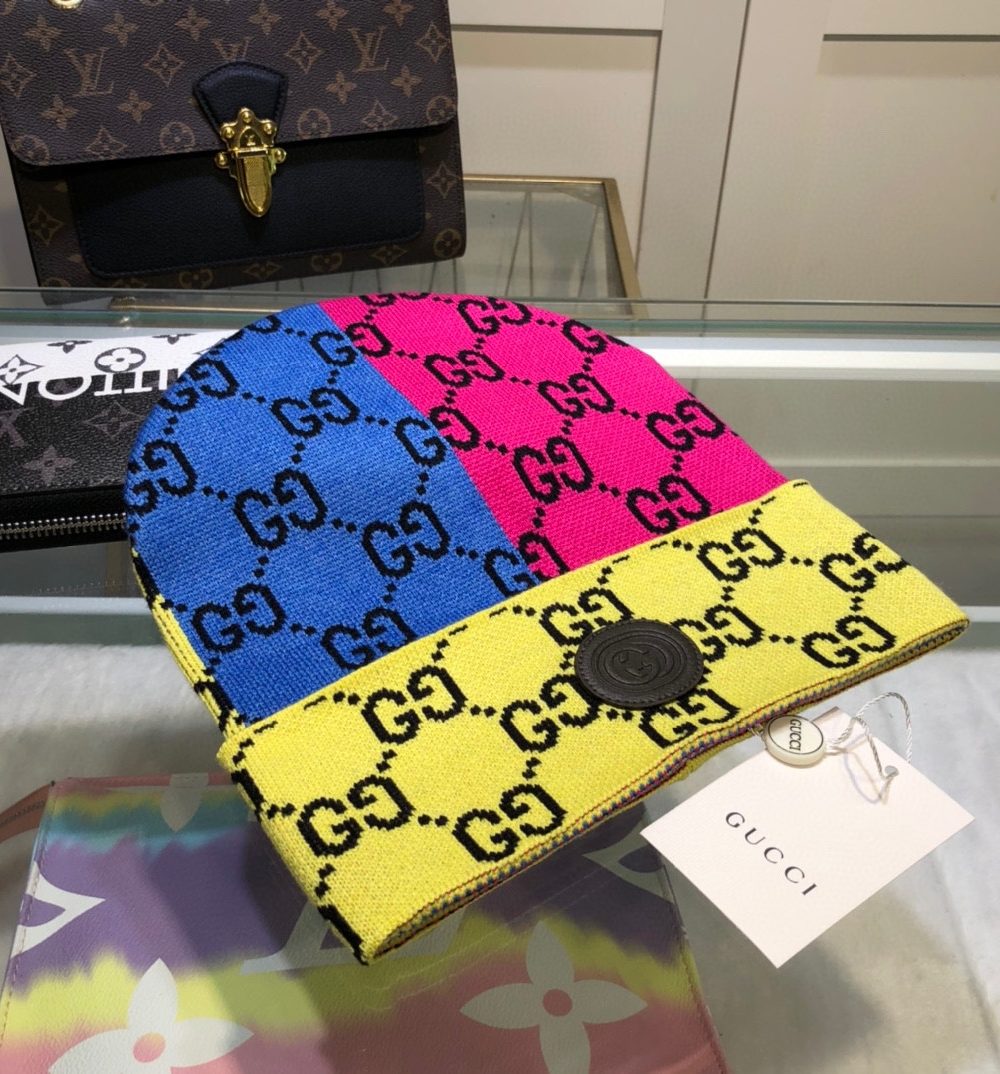 Gucci Beanie Cashmere In Multiple Color