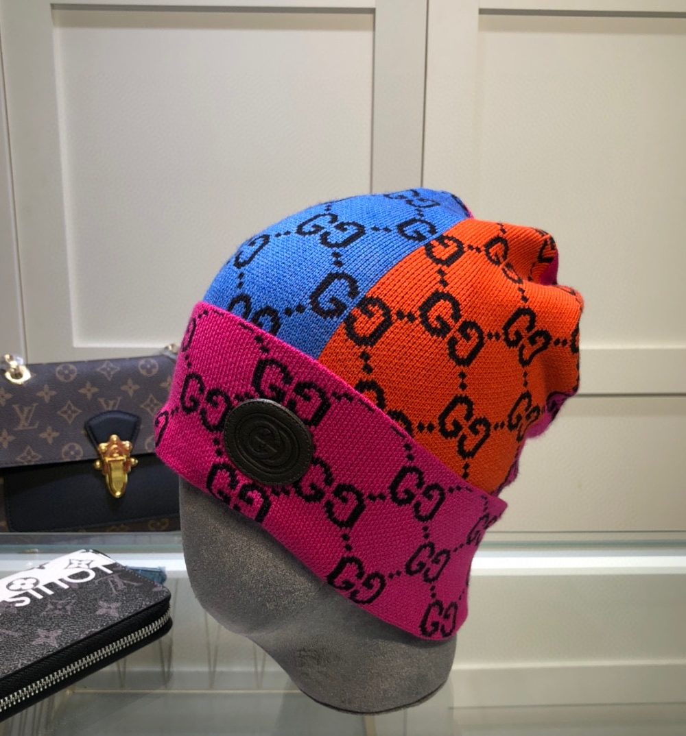 Gucci Beanie Cashmere In Multiple Color